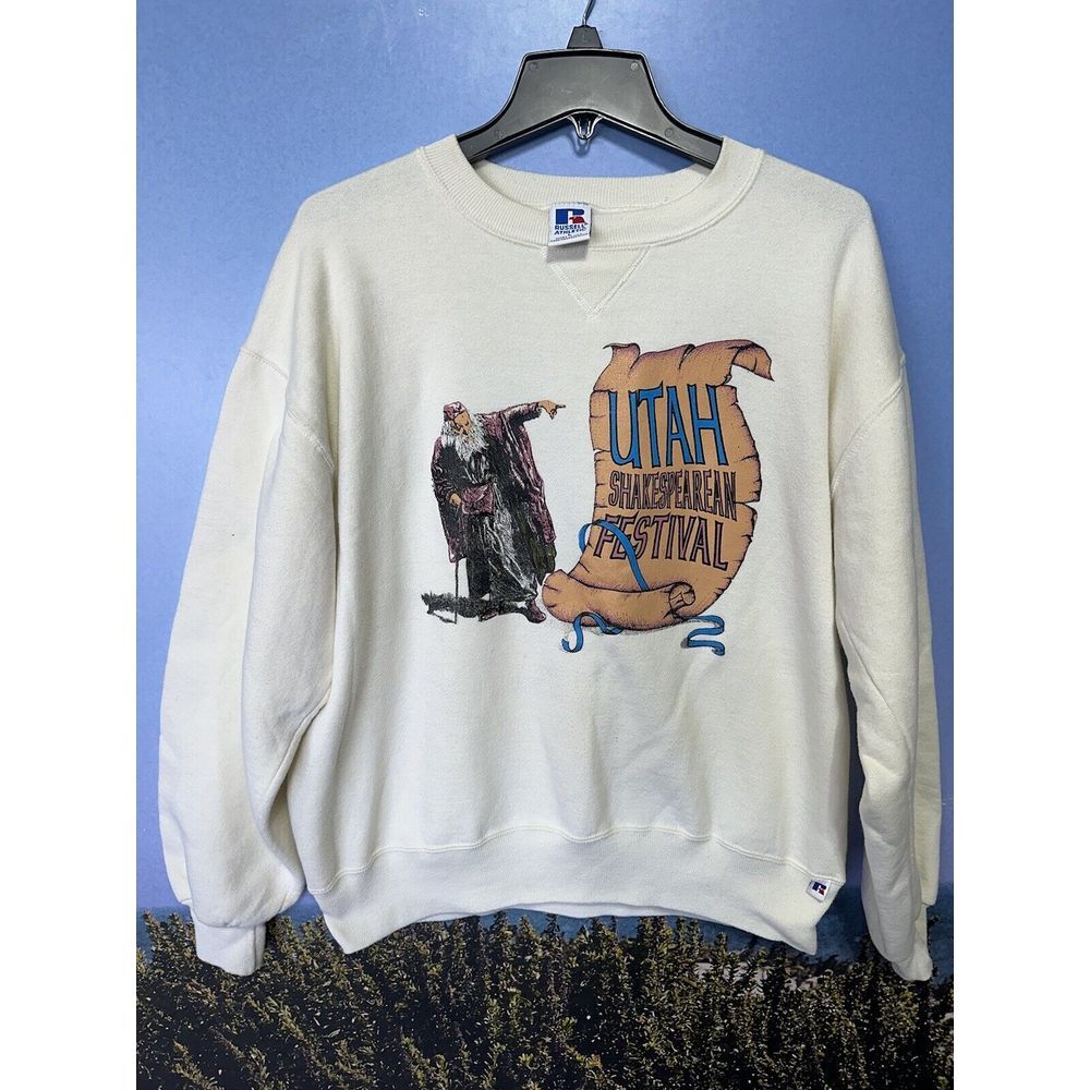 Russell Athletic Sweatshirt USA Made Utah Shakespearean Festival Wizard Graphic